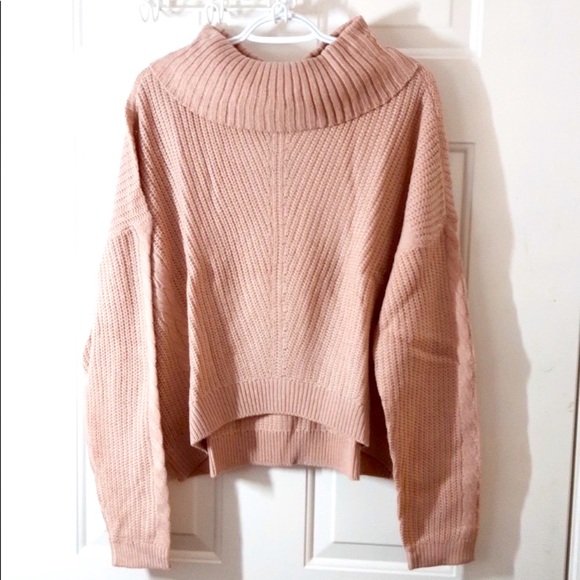 🆕 FASHION NOVA Blush Pink Knit Sweater -New w/ Tags!!! - Picture 3 of 12